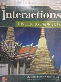 Interactions  1 listening/speaking