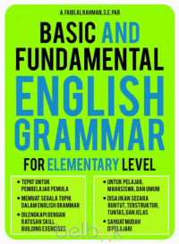 Basic and fundamental english grammar for elemetary level