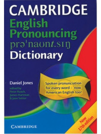 Cambridge : english pronouncing dictionary