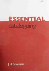 Essential cataloguing