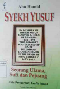 Syekh Yusuf : seorang ulama, sufi dan pejuang