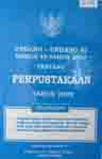 Undang-undang RI Nomor 43 Tahun 2007 Tentang Perpustakaan