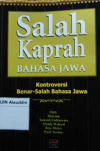 Salah kaprah Bahasa Jawa