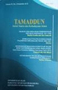 Konflik elit politik di kesultanan Palembang Darussalam tahun 1803-1821