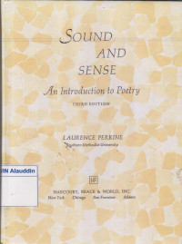 Sound and sense : an introduction to poetry