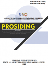 Proceeding The Development of Knowledge Product in Literaries and Information Centers
