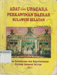 Adat dan upacara perkawinan daerah Sulawesi Selatan