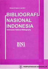 Bibliografi nasional Indonesia=Indonesian national bibliografi