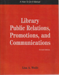 Library public relations, promotions, and communications