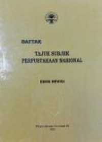 Daftar tajuk subjek Perpustakaan Nasional