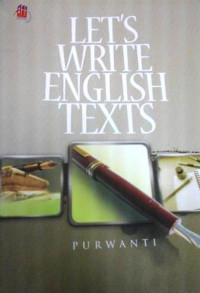 Let's write english texts