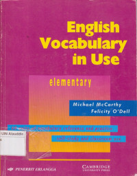 Image of English vocabulary in use elementary : 60 units of vocabulary reference and practice self-study and classroom use