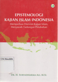 Image of Epistemologi kajian islam indonesia