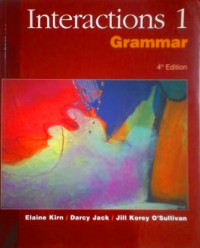 Interactions 1 : grammar