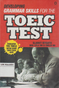 Image of Developig grammar skills for the toeic test