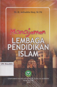 Manajemen lembaga pendidikan islam