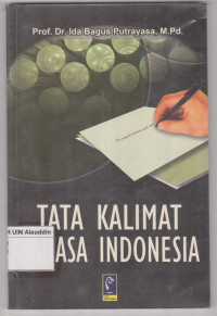 Tata kalimat bahasa Indonesia