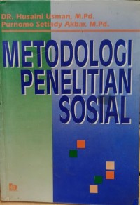 Image of Metodologi Penelitian Sosial